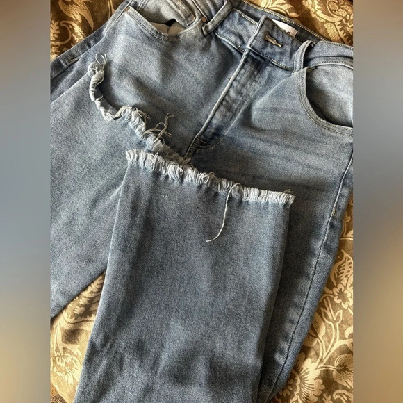 Insane Gene Straight Crop Raw Hem Jeans - Picture 10 of 12